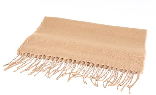 AlpacaOne 100% Baby Alpaka Schal mit Fransen – Kuschelig Weich, Leicht, Atmungsaktiv für Damen & Herren, Perfekt für Alle Jahreszeiten, Wärmendes & Stilvolles Accessoire aus Alpaka Wolle