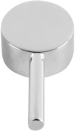 Laroal Tap Handle for Cartridge Stem 10x11 mm Universal FaucetLever Handle with Hot Cold Water Mark and Screw Polished Chrome (for 40mm Cartridge)