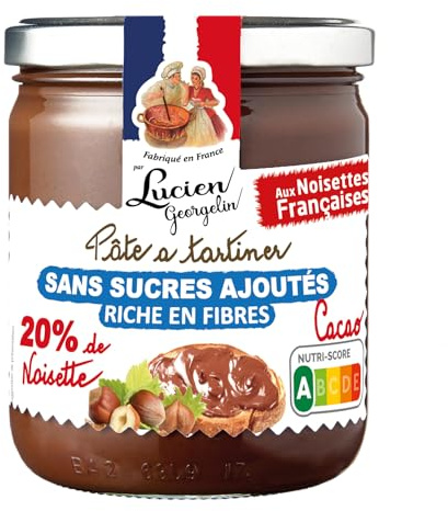 Lucien Georgelin Pâte à Tartiner Sans Sucres Ajoutés 400g