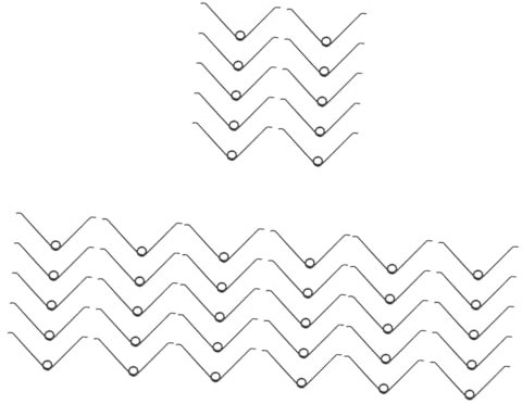 Kisangel 30pezzi Shape Pruning Shears Springs Sostituzione Per Cesoie Potatura Inossidabile Facile Installare Accessori Per Giardinaggio Per Potatori e