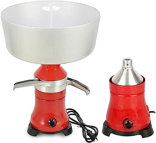 DDNGEJ Macchina per Il Latte, separatore centrifugo per Panna, 80 l/h, separatore Elettrico per Latte, centrifuga per frullati al Burro da Cucina, Che trasforma Il LAT
