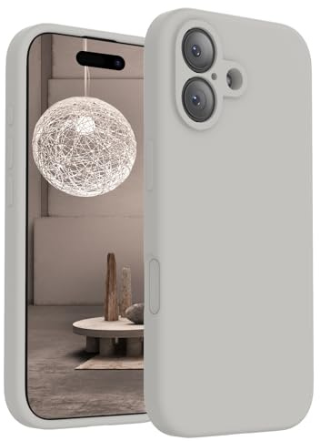 FireNova Magnetische Schutzhülle für iPhone 17, 6,3, Natural Titanium | Kompatibel mit MagSafe, Integrierte Silikon-Kamerasteuerungstaste, Kameraschutz, Kratzfestes Mikrofaserfutter
