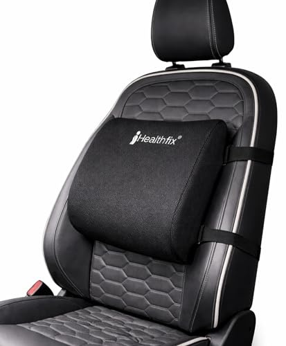 Healthfix® Car Lumbar Support Pillow | Back Cushion to Help Improve Posture (Soft)