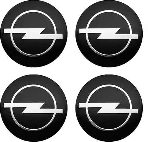 YIFANFENGSUN 4 Stück Auto Radnabenkappen Aufkleber für Opel Astra K Sports Tourer 2019-2021, Rad-Aufkleber Nabendeckel Wasserdicht Staubdicht Rostfrei und Verschleißfest,A