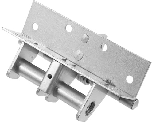 FUTUREORYY Automatisches Türscharnier Silber mit Selbstschließendem Mechanismus Verdecktes Federband für Garagen Dusch Türen Langlebiges Material Zuverlässige Positionierung und Elegantes