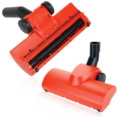 YEA PARTS 32mm Airo Turbo Brush Head – Compatible Replacement for Henry, Hetty, James, George & Charles Vacuum Cleaners – Air Driven Carpet & Pet Hair Floor Tool – Red