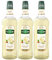 Lot de 3 sirops d'Orgeat (Amande) Mathieu Teisseire, pour boissons au café chaudes ou froides, cocktails, 3 bouteilles de 1L