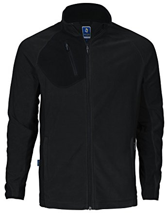 ProJob 642325 – 99 – 7 Microfleece Jacke, Schwarz, XL