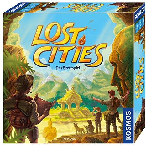 KOSMOS 694128 Lost Cities – Das Brettspiel, Die Expedition ins Abenteuer, Basis-Spiel, spannendes Abenteuer-Spiel, Familienspiel für 2-4 Spieler ab 10 Jahre, Gesellschaftsspiel