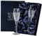 Royal Scot Crystal - Edinburgh - 2 Crystal Champagne Flutes 225mm (Presentation Boxed)