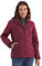 Killtec Damen Funktionsjacke Mit Abzippbarer Kapuze Nira, pflaume, 42, 32262-000