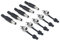 Taikuwu 5 Pcs 5,5 mm x 2.1 mm, Connecteurs Jack de Prise D'alimentation mâle CC de - 5 Connecteurs Jack Filetés de Prise D'alimentation Femelle CC