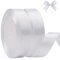 AWCIGG Satinband Weiss, 44m x 20mm Geschenkband Dekoration Schleifenband Weiß Stoffband Bänder für Geschenkverpackungen, Floristen, Basteln, Nähen, Autos, Hochzeit, Weihnachten (22m/rolle)