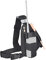 HYSHIKRA Walkie Talkie Chest Harness Funkgerätehalter mit Gurt Kompatibel mit Baofeng Motorola Kenwood Midland Presiden Randy (III) 3 Two Way Radio (Black, Medium)