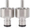 2 Uds Tapa de Carbonatación de Acero Inoxidable Tapa de Acoplamiento de CO2 para Llenado de Botellas de PET de Carbonatación Forzada para Bloqueo de Bola de Cerveza de Soda