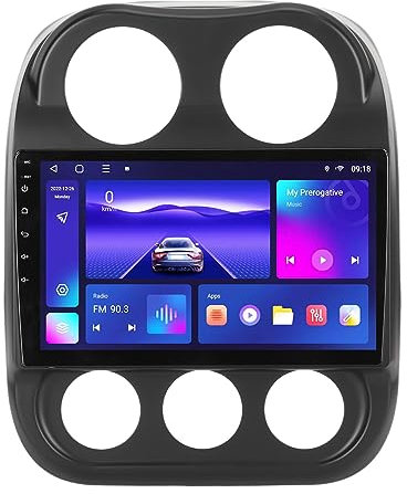 10,1-Zoll-Autoradio, IPS-Touchscreen-Multimedia-Player für CarPlay für Android Auto, Sprachsteuerung Bluetooth WiFi GPS-Autoradio für Patriot 2010 Bis 2016