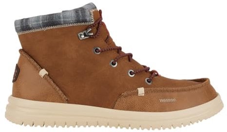 HEYDUDE Bradley Classic - Scarpe Uomo Slip-On Stivaletti, Cognac, 41