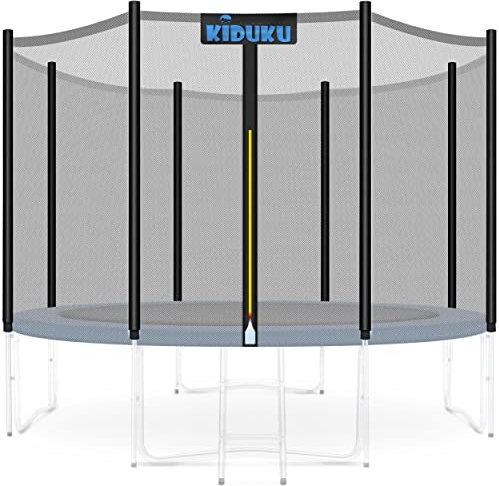 KIDUKU Trampolin Ersatznetz Sicherheitsnetz Trampolinersatznetz Ø 244 305 366 427 cm (427 cm - 12 Stangen)