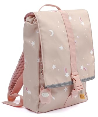 Fabelab Kinderrucksack Mädchen und Jungen | Rucksack Kinder Ab 6 Jahre Auf 100% Recyceltes Polyester | Schulrucksack Mädchen | Kinderrucksäcke Mit 7L Fassungsvermögen