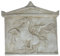 Alexander der Große auf Bucephalus Pferd Wandrelief Steinguss Skulptur klein
