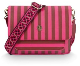 Pip Studio Fenna Cross Body Bag Medium Stripe Pink 25x7x20cm
