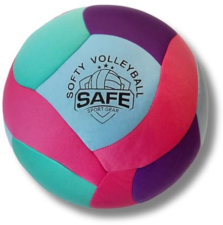 Safe Sport Gear - Softy Volleyball - Superweicher - Perfekter für Kinder und Erwachsene – Indoor- und Outdoor-Spiel – Realistisches Gefühl und Sprung (Softy Volleyball Teal)