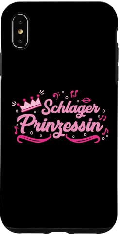 Schlagerprinzessin Schlageroutfit Partnerlook Schlagerparty Hülle für iPhone XS Max