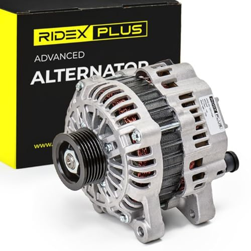 RIDEX PLUS 4G0330P Lichtmaschine 125A Generator LiMa 14V Alternator Drehrichtung im Uhrzeigersinn mit Riemenscheibe 5705AS 1608881080 5702A5 Kompatibel mit PEUGEOT 207 WA, WC 206 Schrägheck 2A/C