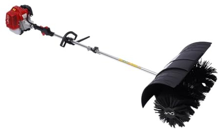 Electric Snow Shovel 2.3HP 52CC Gas Power Walk Behind Sweeper, Hand-Hold Snow for Driveway Turf Artificial Grass Efficient Snow Clearing