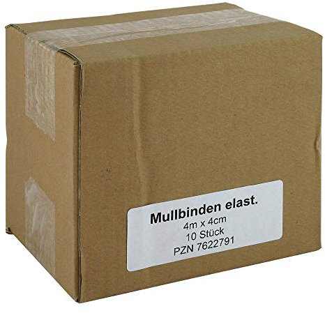 MULLBINDEN 4 cmx4 m elastisch 10 St