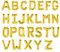 Folienballons Buchstaben Gold - 40 / 80 / 100 cm - für Geburtstag Hochzeit Party Dekoration Happy Birthday JGA Geschenk Luftballon Abschluss Riesenballon ABI groß XXL klein mini ( Buchstabe K 40 cm)