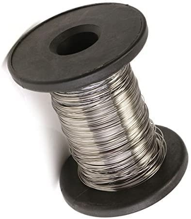 ChaRLes 304 Lunghezza Del Filo Di Acciaio Inox 30M Filo Luminoso Singolo Diametro Del Filo Duro 0.2/0.3/0.4/0.5/0.6 mm - 0.5 Mm