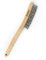 Wire Brush,Stainless Steel Wire Scratch Brush for Cleaning Rust with 14 Long Curved Beechwood Handle,Large
