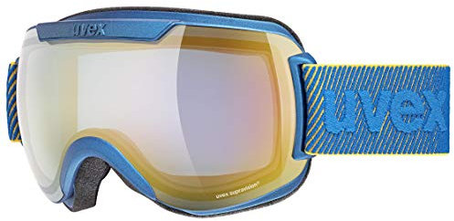 uvex downhill 2000 FM - Skibrille für Damen und Herren - beschlagfrei - verzerrungs- & beschlagfrei - underwater matt/orange-blue - one size