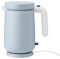 RIG-TIG Bollitore FOODIE - Fornello elettrico veloce, efficiente dal punto di vista energetico, bollitore, teiera, con spegnimento automatico, filtro anticalcare rimovibile, 1500 W, 1 litro, azzurro