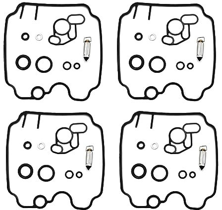 Hippotech 4er-Pack Motorrad-Vergaser-Reparatursatz für Yamaha XJ 600 XJ600S Diversion 1992 XJ600N 1994-1995