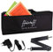 ffalstaff Borsa per Tastiera 65x23x7 Semirigida con imbottitura 10 mm (Consigliata per CASIO SA50/51/46/47/76/77/78/80/81, mini synth e controller) - Made in Italy e Alimentatore per Tastiera Casio