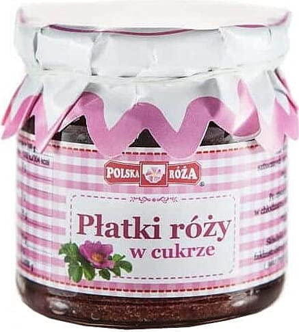Confettura di petali di rosa di zucchero 220g Polska Róża