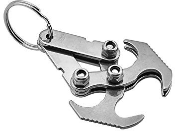 Changor Hook Outdoor Arrampicata Gravità Rampino Pieghevole Inossidabile gravità Grappling. rampino da arrampicata Gancio S-7. X 4..6 cm Fatto di Inossidabile Acciaio S