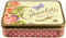 MediMuc Geschenkdose Design Nostalgia - Liebevoll gestaltete rechteckige Bonbondose - Motiv Chocolates - Bonbondose, Keksdose, Blechdose - Maße (L x B x H) 14,2 x 10,1 x 3,7cm