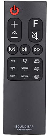 ASHATA Soundbar Fernbedienung für SK5Y SK5R, Ersatz Fernbedienung Passend für Soundbar, Universal Fernbedienung, Heimkino Soundbar System Fernbedienung