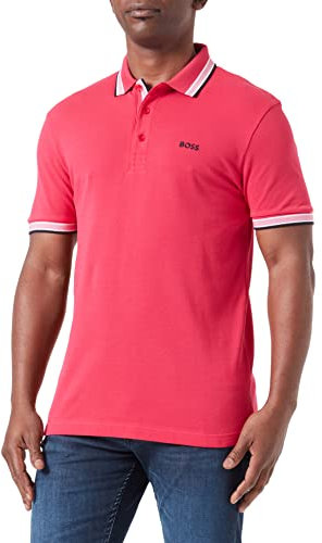 BOSS Paddy Polo, Medium Rose 660, L Hommes