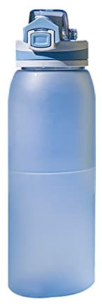 MARMODAY 900 ml Wasserflaschen Flasche mit Verschlussdeckel und Zeckenmarkierungen Filter Wasserflaschen Sport BPA frei, Wasserkrug tragbare Wasserflasche Kalttrinkflaschen für Fitness Yoga Gym