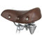TentHome Retro Fahrradsattel Fahrrad-Sattel PU Leder Fahrradsitz Bequem Touren-City-Sattel mit Zug- und Druckfedern Cruiser Federsattel Unisex Braun