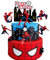 GOOGIT Kuchendekorationen und Cupcake-Topper für Geburtstagsfeiern Kinder Cartoons (6 Stück - Spider)