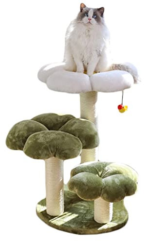 Kratzbäume Kratzbaum for Große Katzen, 9 Kg, Robust, Blumen-Kratzbaum, Kratzbäume Und Türme for Große Katzen