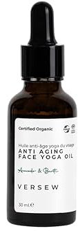 Versew Bio Vegan Anti-Aging Gesichts Yoga Massageöl 100% Natürlich für Haut Haare Nägel Gesichtsöl Körperöl Argan, Jojoba öl Anti-Falten Natürlich Intensivpflege Feuchtigkeitspflege (30 ml)