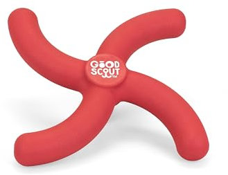 Good Scout Boomerang Hundespielzeug zum Zerren & Kauen, Bestes Hundespielzeug zum Apportieren, Aggressives Kauspielzeug für Welpen & Erwachsene Hunde, Keine Füllung Hundespielzeug für mittelgroße und
