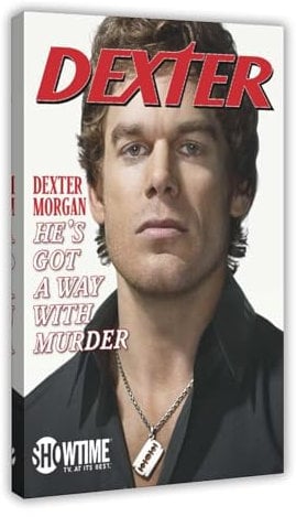 LoueN Poster aus der TV-Serie Dexter (4) auf Leinwand, Schlafzimmer, Dekoration, Sport, Landschaft, Büro, Raumdekoration, Geschenk, Rahmen-Stil, 60 x 90 cm