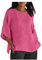 KOG Meine Bestellungen Anzeigen - Damen Tshirts Vintage Einfarbig Hemd Elegant Kurzarm Longshirt Blusenshirt Lässig Einfarbige Bluse Frauen V-Ausschnitt Sexy Outlet Amazon Heißes Rosa XXL